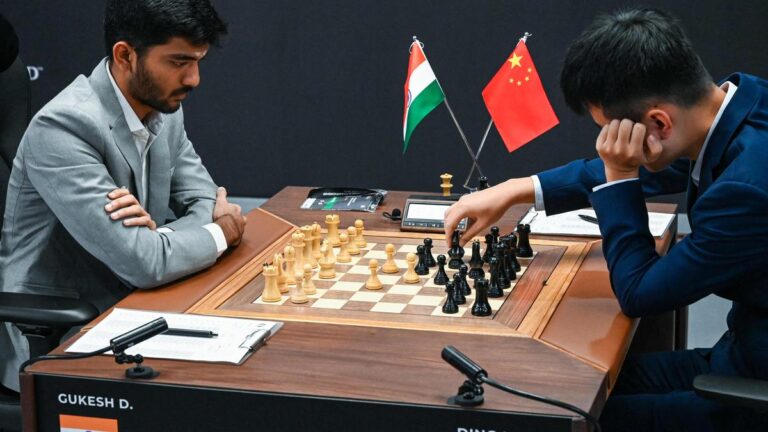 World Chess Championship 2024 Round 1 Highlights, D Gukesh vs Ding Liren