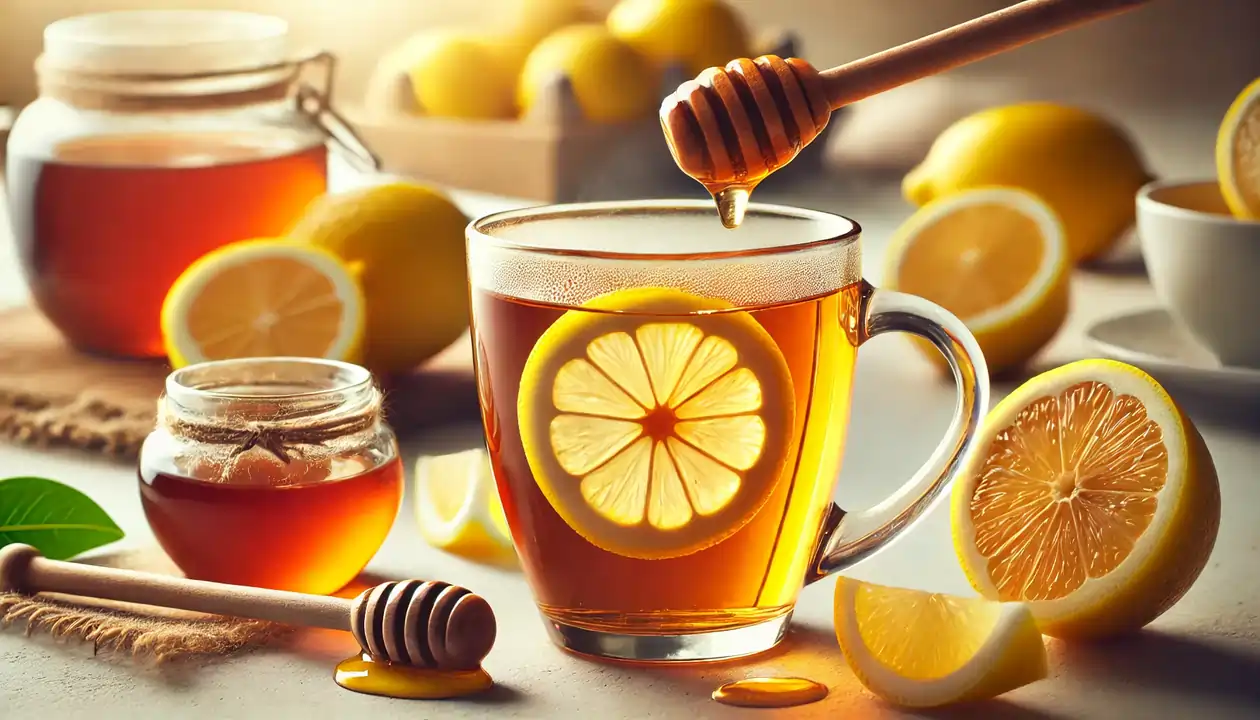 Lemon and Honey for Sore Throat