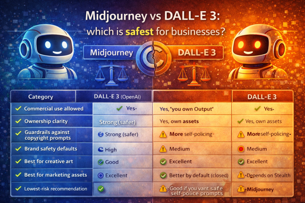 Midjourney vs. DALL-E 3