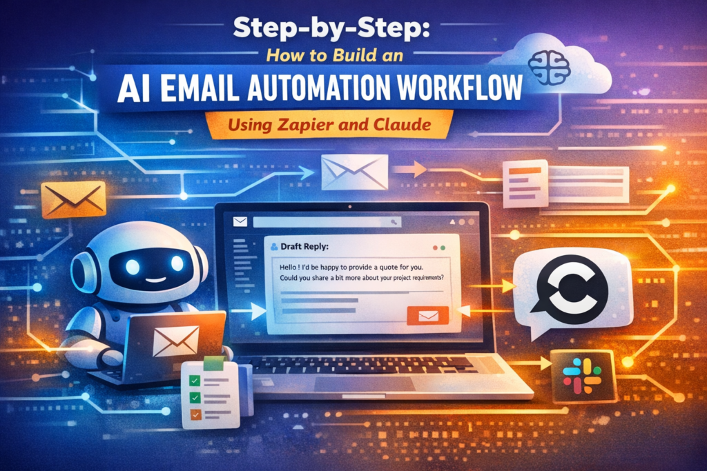 How to Build an AI Email Automation Workflow Using Zapier and Claude